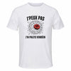 Maillot de Sport Homme Palets Vendeen J'peux Pas - T-Shirt Respirant Polyester Manches Courtes - Cadeau Sportif Anniversaire Noël Fête des Pères