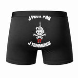 Caleçon J'peux Pas J'Ai J'Peux Pas - Humour Boxer Coton Idée Cadeau