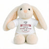 Peluche Lapin Bébé Doudou Angelina Créature Parfaite Cadeau Naissance Fille Nouveau-Né Baby Shower