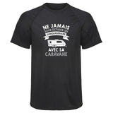 Maillot de Sport Homme Caravane Copie Quinquagenaire Homme - T-Shirt Respirant Polyester Manches Courtes - Cadeau Sportif Anniversaire Noël Fête des Pères