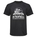 Maillot de Sport Homme Paintball Une Legende Tu Deviendras - T-Shirt Respirant Polyester Manches Courtes - Cadeau Sportif Anniversaire Noël Fête des Pères