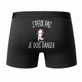 Caleçon J'peux Pas J'Ai Danse - Humour Boxer Coton Idée Cadeau