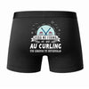 Caleçon Une légende Te Forma Curling - Dos - Humour Boxer Coton Motif Métier Idée Cadeau Anniversaire Noël Homme