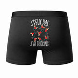 Caleçon J'peux Pas J'Ai Tricking - Humour Boxer Coton Idée Cadeau