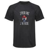 Maillot de Sport Homme Boxe Copie Jpeux Pas - T-Shirt Respirant Polyester Manches Courtes - Cadeau Sportif Anniversaire Noël Fête des Pères
