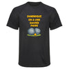Maillot de Sport Homme Dominique en a Une Sacree Paire - T-Shirt Respirant Polyester Manches Courtes - Cadeau Sportif Anniversaire Noël Fête des Pères