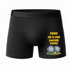 Caleçon Denis en à Une sacrée Paire - Face - Humour Boxer Coton Motif Métier Idée Cadeau Anniversaire Noël Homme