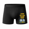 Caleçon Ayden en à Une sacrée Paire - Face - Humour Boxer Coton Motif Métier Idée Cadeau Anniversaire Noël Homme