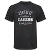 Maillot de Sport Homme Caissier - T-Shirt Respirant Polyester Manches Courtes - Cadeau Sportif Anniversaire Noël Fête des Pères
