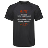 Maillot de Sport Homme pour Un Come Aussi Genial - T-Shirt Respirant Polyester Manches Courtes - Cadeau Sportif Anniversaire Noël Fête des Pères