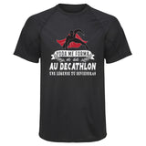 Maillot de Sport Homme Decathlon Une Legende Tu Deviendras - T-Shirt Respirant Polyester Manches Courtes - Cadeau Sportif Anniversaire Noël Fête des Pères