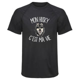 Maillot de Sport Homme Husky Cest la Vie - T-Shirt Respirant Polyester Manches Courtes - Cadeau Sportif Anniversaire Noël Fête des Pères