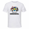 Maillot de Sport Homme Super Commercial - T-Shirt Respirant Polyester Manches Courtes - Cadeau Sportif Anniversaire Noël Fête des Pères