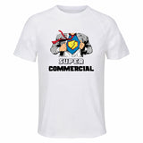 Maillot de Sport Homme Super Commercial - T-Shirt Respirant Polyester Manches Courtes - Cadeau Sportif Anniversaire Noël Fête des Pères