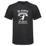 Maillot de Sport Homme Handball Quarantenaire Quarantenaire Homme - T-Shirt Respirant Polyester Manches Courtes - Cadeau Sportif Anniversaire Noël Fête des Pères