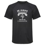 Maillot de Sport Homme Aquagym Copie Quarantenaire Homme - T-Shirt Respirant Polyester Manches Courtes - Cadeau Sportif Anniversaire Noël Fête des Pères