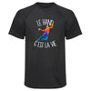 Maillot de Sport Homme Hand Cest la Vie - T-Shirt Respirant Polyester Manches Courtes - Cadeau Sportif Anniversaire Noël Fête des Pères
