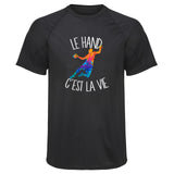 Maillot de Sport Homme Hand Cest la Vie - T-Shirt Respirant Polyester Manches Courtes - Cadeau Sportif Anniversaire Noël Fête des Pères