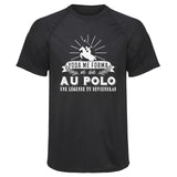 Maillot de Sport Homme Polo Une Legende Tu Deviendras - T-Shirt Respirant Polyester Manches Courtes - Cadeau Sportif Anniversaire Noël Fête des Pères