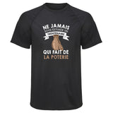 Maillot de Sport Homme Homme Trentenaire Poterie - T-Shirt Respirant Polyester Manches Courtes - Cadeau Sportif Anniversaire Noël Fête des Pères