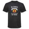 Maillot de Sport Homme Yoga Copie Quinquagenaire Homme - T-Shirt Respirant Polyester Manches Courtes - Cadeau Sportif Anniversaire Noël Fête des Pères