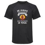 Maillot de Sport Homme Yoga Copie Quinquagenaire Homme - T-Shirt Respirant Polyester Manches Courtes - Cadeau Sportif Anniversaire Noël Fête des Pères