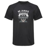 Maillot de Sport Homme Snowboard Octogenaire Homme - T-Shirt Respirant Polyester Manches Courtes - Cadeau Sportif Anniversaire Noël Fête des Pères