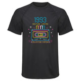 Maillot de Sport Homme 1993 Edition Limitee - T-Shirt Respirant Polyester Manches Courtes - Cadeau Sportif Anniversaire Noël Fête des Pères
