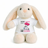 Peluche Lapin Bébé Doudou Amour à Donner Licorne Cadeau Naissance Fille Nouveau-Né Baby Shower