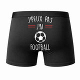 Caleçon J'peux Pas J'Ai Football - Humour Boxer Coton Idée Cadeau
