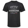 Maillot de Sport Homme Oceanologue - T-Shirt Respirant Polyester Manches Courtes - Cadeau Sportif Anniversaire Noël Fête des Pères