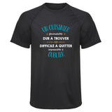 Maillot de Sport Homme pour Un Cuisinier Formidable Blanc - T-Shirt Respirant Polyester Manches Courtes - Cadeau Sportif Anniversaire Noël Fête des Pères