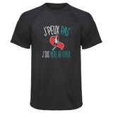 Maillot de Sport Homme Mere Au Foyer Copie Jpeux Pas - T-Shirt Respirant Polyester Manches Courtes - Cadeau Sportif Anniversaire Noël Fête des Pères
