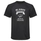 Maillot de Sport Homme Theatre Octogenaire Homme - T-Shirt Respirant Polyester Manches Courtes - Cadeau Sportif Anniversaire Noël Fête des Pères