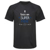 Maillot de Sport Homme Frere Super - T-Shirt Respirant Polyester Manches Courtes - Cadeau Sportif Anniversaire Noël Fête des Pères