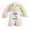 Peluche Lapin Bébé Doudou Le Copain de Boisson de Maman Vin Cadeau Naissance Garçon Nouveau-Né Baby Shower