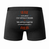 Caleçon Un Adil Aussi génial - Dos - Humour Boxer Coton Motif Métier Idée Cadeau Anniversaire Noël Homme