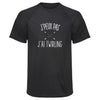 Maillot de Sport Homme Twirling Copie Jpeux Pas - T-Shirt Respirant Polyester Manches Courtes - Cadeau Sportif Anniversaire Noël Fête des Pères