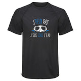 Maillot de Sport Homme Apnee sous L_Eau Copie Jpeux Pas - T-Shirt Respirant Polyester Manches Courtes - Cadeau Sportif Anniversaire Noël Fête des Pères