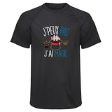 Maillot de Sport Homme Magie Copie Jpeux Pas - T-Shirt Respirant Polyester Manches Courtes - Cadeau Sportif Anniversaire Noël Fête des Pères