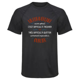 Maillot de Sport Homme pour Un Commercant Aussi Genial - T-Shirt Respirant Polyester Manches Courtes - Cadeau Sportif Anniversaire Noël Fête des Pères