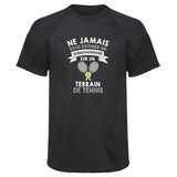 Maillot de Sport Homme Tennis Quinqua Homme Quinquagenaire Homme - T-Shirt Respirant Polyester Manches Courtes - Cadeau Sportif Anniversaire Noël Fête des Pères