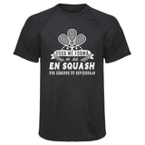 Maillot de Sport Homme Squash Une Legende Tu Deviendras - T-Shirt Respirant Polyester Manches Courtes - Cadeau Sportif Anniversaire Noël Fête des Pères