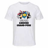 Maillot de Sport Homme Super Arriere-Grand-Pere - T-Shirt Respirant Polyester Manches Courtes - Cadeau Sportif Anniversaire Noël Fête des Pères