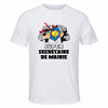 Maillot de Sport Homme Super Secretaire De Mairie - T-Shirt Respirant Polyester Manches Courtes - Cadeau Sportif Anniversaire Noël Fête des Pères