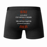 Caleçon Un Ami Aussi génial - Dos - Humour Boxer Coton Motif Métier Idée Cadeau Anniversaire Noël Homme