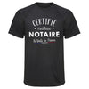 Maillot de Sport Homme Notaire - T-Shirt Respirant Polyester Manches Courtes - Cadeau Sportif Anniversaire Noël Fête des Pères