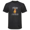 Maillot de Sport Homme Roller Copie Jpeux Pas - T-Shirt Respirant Polyester Manches Courtes - Cadeau Sportif Anniversaire Noël Fête des Pères