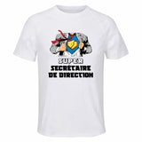 Maillot de Sport Homme Super Secretaire De Direction - T-Shirt Respirant Polyester Manches Courtes - Cadeau Sportif Anniversaire Noël Fête des Pères