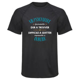 Maillot de Sport Homme pour Un Psychiatre Formidable Blanc - T-Shirt Respirant Polyester Manches Courtes - Cadeau Sportif Anniversaire Noël Fête des Pères